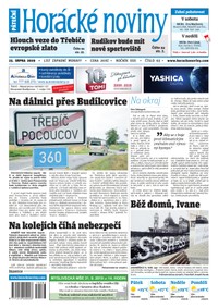 E-magazín Horácké Noviny Pátek 23.8.2019 č. 063 - Horácké noviny