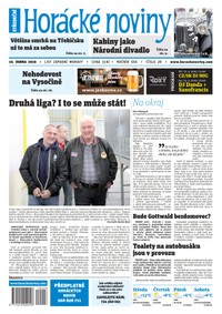 E-magazín Horácké Noviny Středa 10.4.2019 č. 028 - Horácké noviny