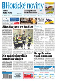 E-magazín Horácké Noviny Pátek 22.3.2019 č. 023 - Horácké noviny