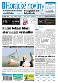 E-magazín Horácké Noviny Pátek 18.10.2019 č. 079 - Horácké noviny