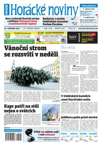 E-magazín Horácké Noviny Pátek 30.11.2018 č. 090 - Horácké noviny