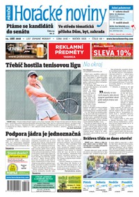 E-magazín Horácké Noviny Pátek 14.9.2018 č. 069 - Horácké noviny