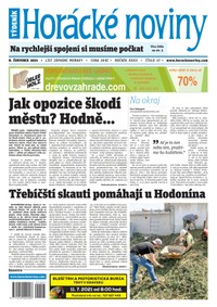 E-magazín Horácké Noviny Čtvrtek  8.7.2021 č.027 - Horácké noviny