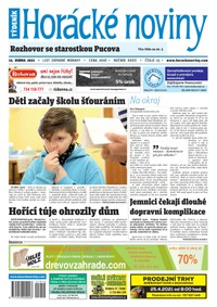 E-magazín Horácké Noviny Čtvrtek 15.4.2021 č. 015 - Horácké noviny