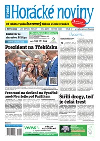 E-magazín Horácké noviny 22/2023 - Horácké noviny