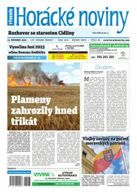 E-magazín Horácké noviny 28/2023 - Horácké noviny