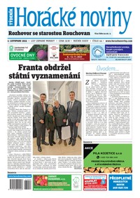 E-magazín Horácké noviny 44/2023 - Horácké noviny