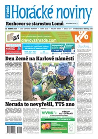 E-magazín Horácké noviny 17/2024 - Horácké noviny