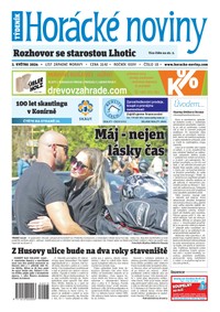 E-magazín Horácké noviny 18/2024 - Horácké noviny