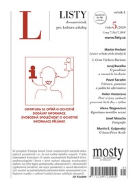 E-magazín Listy 5/2020 - Listy, dvouměsíčník pro kulturu a dialog