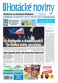 E-magazín Horácké noviny 47/2024 - Horácké noviny