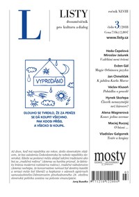 E-magazín Listy 3/2018 - Listy, dvouměsíčník pro kulturu a dialog