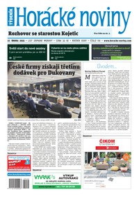 E-magazín Horácké noviny 09/2025 - Horácké noviny