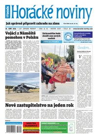 E-magazín Horácké noviny 38/2025 - Horácké noviny