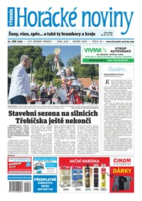 E-magazín Horácké noviny 39/2025 - Horácké noviny