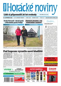 E-magazín Horácké noviny 47/2025 - Horácké noviny