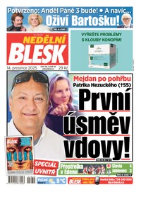 E-magazín NEDĚLNÍ BLESK - 14.12.2025 - CZECH NEWS CENTER a. s.
