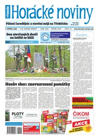 E-magazín Horácké noviny 19/2026 - Horácké noviny