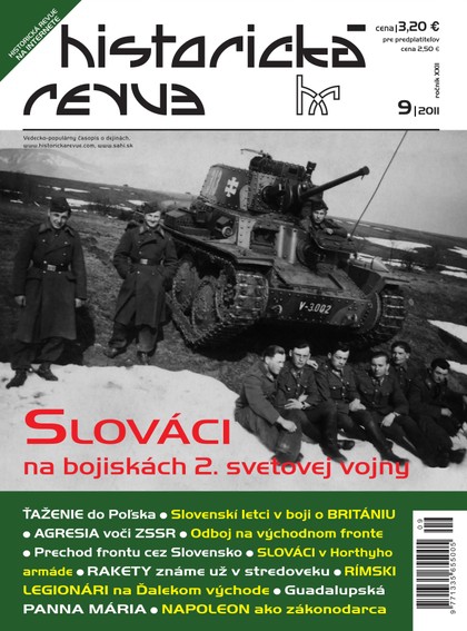 E-magazín Historická revue september 2011 - Slovenský archeologický a  historický inštitút – SAHI
