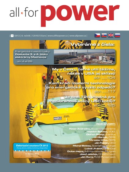 E-magazín 01/2012 All for Power  - AF POWER agency a.s.,
