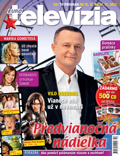 E-magazín Eurotelevizia 50/2012 - BAUER MEDIA SK v.o.s.,