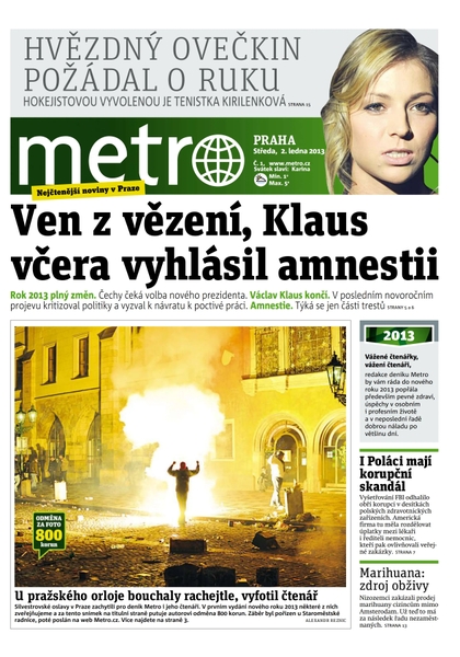 E-magazín METRO 2.1.2013 - deník METRO