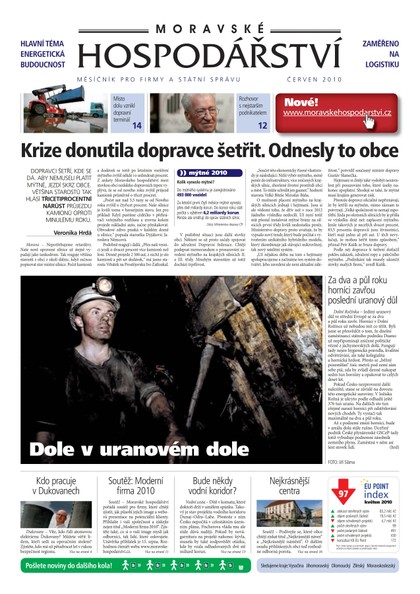 E-magazín MH červen 2010 - Magnus Regio, vydavatel Moravského hospodářství