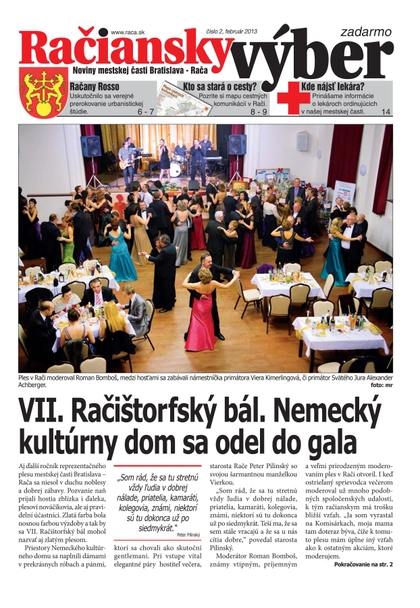 E-magazín 2/2013 - Miestny úrad Bratislava - Rača