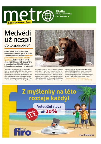 E-magazín METRO 6.2.2013 - deník METRO