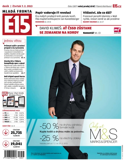 E-magazín E15 7.2.2013 - Czech Media Invest