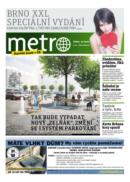E-magazín XXL Brno 1/13 - deník METRO