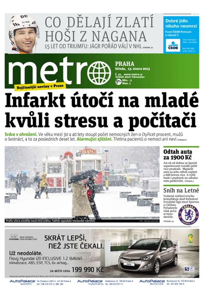 E-magazín METRO 13.2.2013 - deník METRO