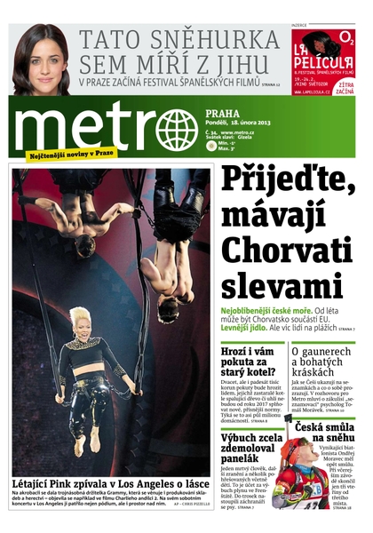 E-magazín METRO 18.2.2013 - deník METRO