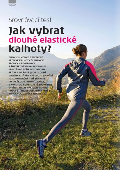 E-magazín Srovnávací test Jak vybrat dlouhé elastické kalhoty - Behej.com, s.r.o.