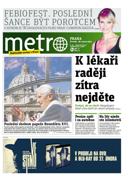 E-magazín METRO 28.2.2013 - deník METRO