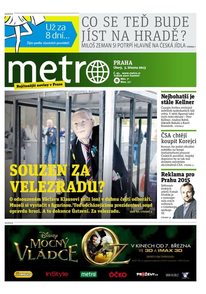 E-magazín METRO 5.3.2013 - deník METRO