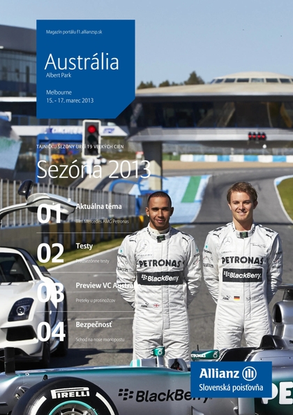 E-magazín Magazín F1 1/2013 - Allianz - Slovenská poisťovňa, a.s.