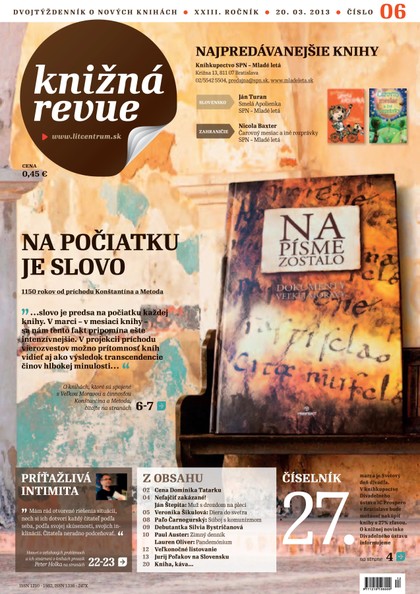 E-magazín Knižná revue 6/2013 - Literárne informačné centrum