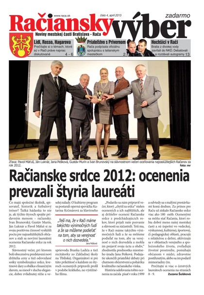 E-magazín 4/2013 - Miestny úrad Bratislava - Rača