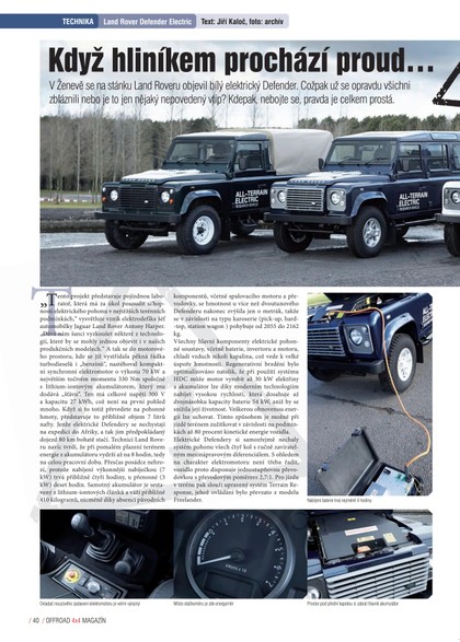 E-magazín Land Rover Defender Electric - OR MEDIA s.r.o. 
