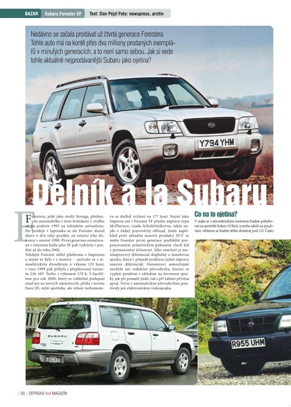 E-magazín Subaru Forester SF - OR MEDIA s.r.o. 