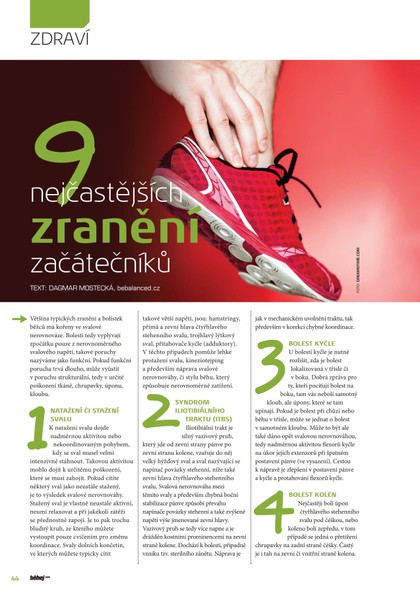E-magazín 9 nejčastějších zranění začátečníků - Behej.com, s.r.o.
