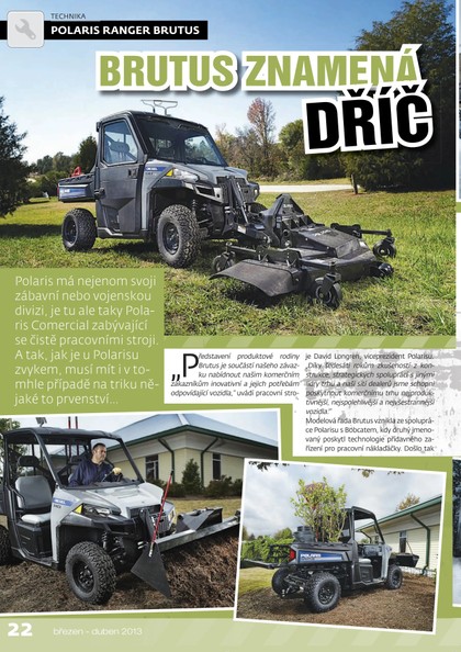 E-magazín Polaris Ranger Brutus - OR MEDIA s.r.o. 