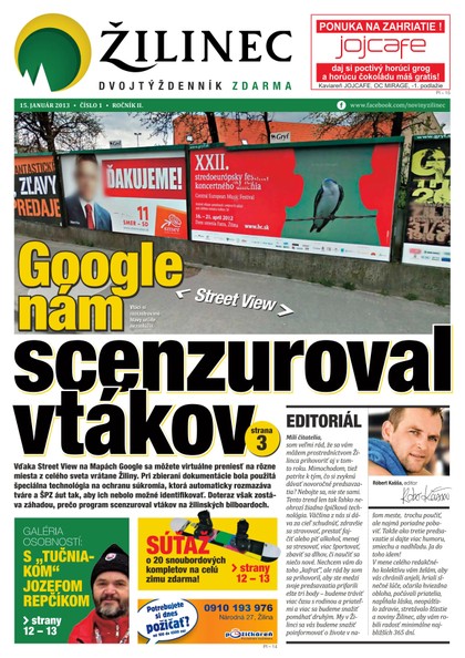E-magazín Žilinec 1/2013 - Dr. Press, s.r.o.