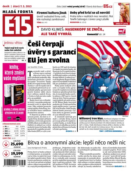 E-magazín 7.5.2013 - Czech Media Invest
