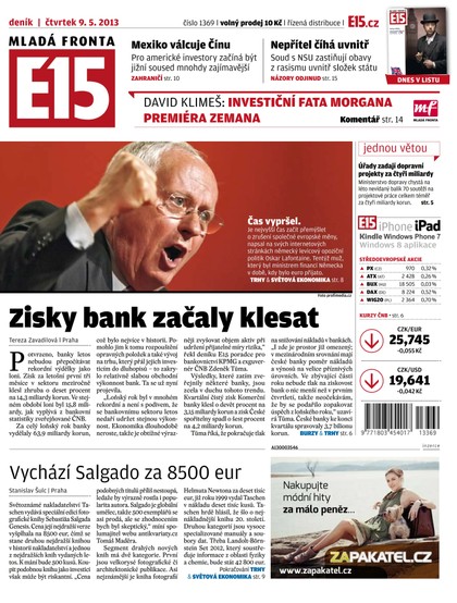 E-magazín 9.5.2013 - Czech Media Invest