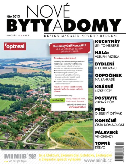 E-magazín Nové BYTY A DOMY - Léto 2013 - Ing. Radovan Pešl