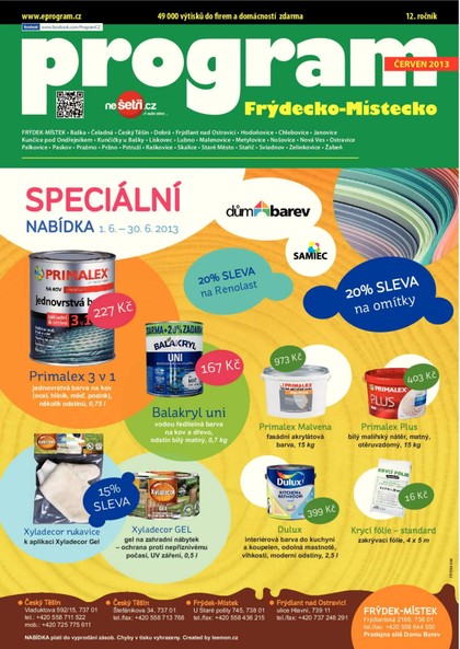 E-magazín Program FM 6-2013 - NAKLADATELSTVÍ MISE, s.r.o.