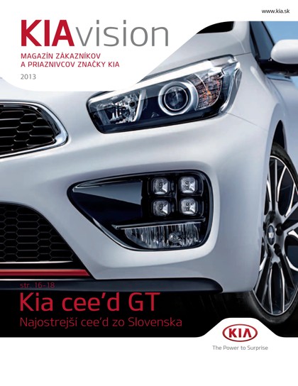 E-magazín KIA vision  2013 - Kia Motors Sales Slovensko s.r.o. 