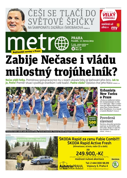E-magazín METRO 17.6.2013 - deník METRO